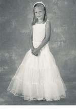 Malco 1832 lange witte kinder petticoat